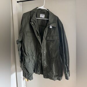 Old Navy Women's Military Field Jacket in Olive Green